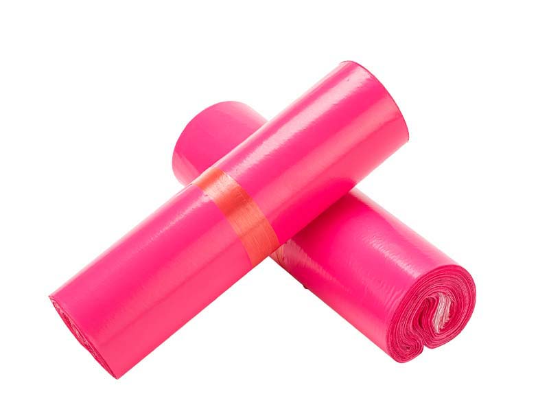 长宁玫红色快递袋-02